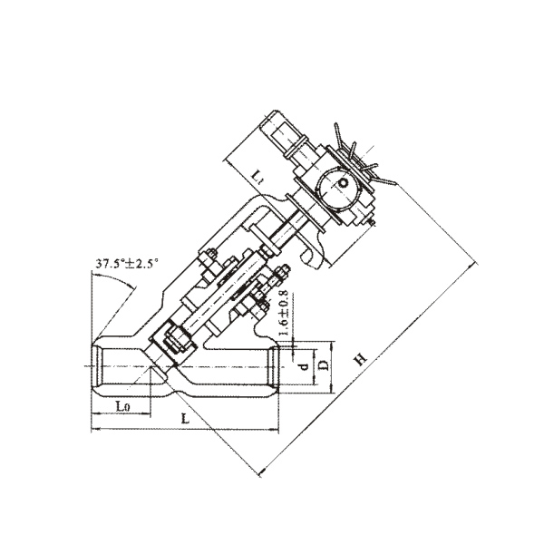 磅級(jí)電站用直流式電動(dòng)對(duì)焊截止閥